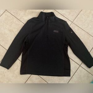 NWOT NRA Black Men's 3/4 zip front black pullover
Size XL
